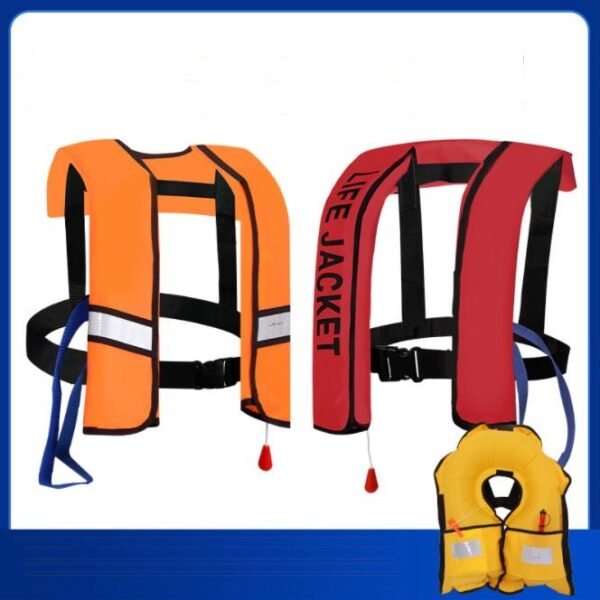 Inflatable life jacket